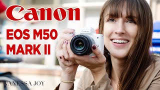 Canon M50 Mark II  Mirrorless Camera Review For Beginners [upl. by Caravette]