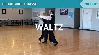 Waltz Promenade Chassé  Ballroom Dance Lesson [upl. by Llerrac]