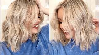 HOW TO EASY WAVES TUTORIAL  Short to Medium Length Hair [upl. by Lattie611]