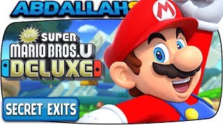 New Super Mario Bros U Deluxe  All Secret Exits amp Where To Find Them [upl. by Warring94]