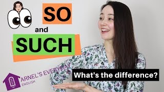 SO and SUCH  Whats the difference IMPROVE your ENGLISH [upl. by Malcom760]