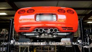 C5 Corvette Exhaust Install  Mid America Quadrapower [upl. by Eyma942]