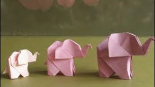 como hacer elefante de papel  origami [upl. by Avenej]