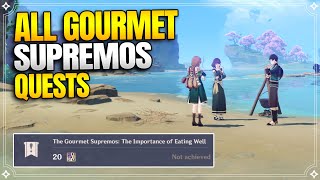 Gourmet Supremos  World Quests and Puzzles 【Genshin Impact】 [upl. by Saber767]