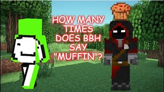 Minecraft Manhunt EVERY Time BadBoyHalo Says quotMuffinquot [upl. by Irtak356]