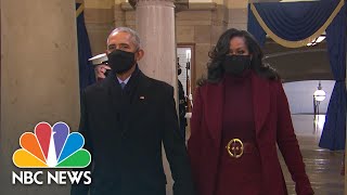 Clintons Bushes Obamas Arrive At Biden’s Inauguration Ceremony  NBC News [upl. by Emmanuel179]