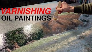 How to VARNISH an Oil Painting  My TOP 5 TIPS [upl. by Jamel312]