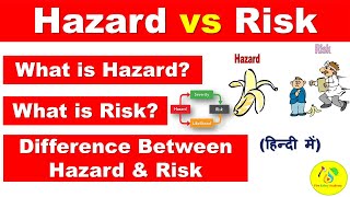 Hazard and Risk in Hindi  Whats the difference  Fire Safety Academy [upl. by Ekihc]