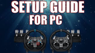 How To Setup G29G920 On PC  Stiff Brake Fix  UPDATE032522 Use Ghub with Windows 11 [upl. by Ayekahs]