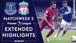 Everton v Liverpool  PREMIER LEAGUE HIGHLIGHTS  10172020  NBC Sports [upl. by Adnolaj453]