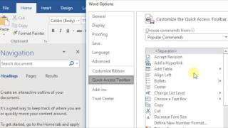 Enable Text to speechSpeak Option in Microsoft Word 2016 Tutorial  HOW TO [upl. by Ahtibbat]