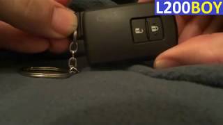 Toyota Auris key fob remote control battery change CR2032 replacement [upl. by Adnaram]