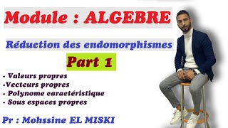 ALGÈBRE Réduction des endomorphismes part 1 valeurs propresvecteurs propres [upl. by Asiuol139]