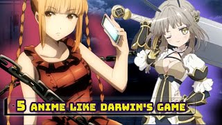 5 ANIME LIKE Darwins Game [upl. by Ailemac94]