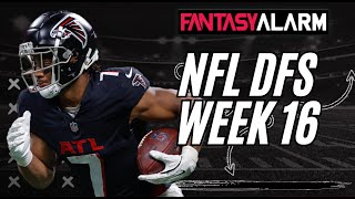 NFL DFS Week 16 DraftKings Top Picks amp Example Lineups [upl. by Vachill]