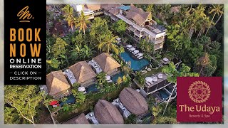 The Udaya Resort amp Spa Ubud Bali  BOOK NOW Online Reservation [upl. by Norramic]