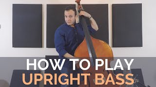 Learn How To Play The Upright Bass Lesson 1 [upl. by Bornstein]