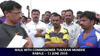 NMMC Chief Tukaram Mundhe meets residents of Rabale  2 [upl. by Daryle]