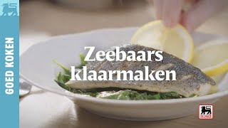 Zeebaars klaarmaken [upl. by Philina654]