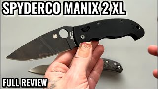 SPYDERCO MANIX 2 XL FULL REVIEW [upl. by Rape867]