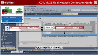 CCLink IE Field Network Connection Guide Digital IO 22 Software settings [upl. by Branca779]