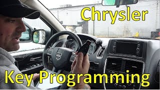 Programming Chrysler Keys FOBIK With Autel [upl. by Small394]