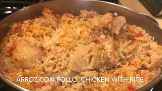 How to make Arroz con pollo Mexican Chicken with Rice [upl. by Dnalerb55]