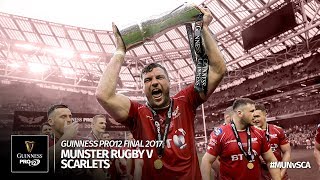 The Guinness PRO12 Final 201617 Munster Rugby v Scarlets Rugby  Official Highlights [upl. by Lois]