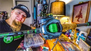 How I Set Up A New Reel  Shimano Curado DC 150HG  Dobyns Fury 734C [upl. by Ayotl161]