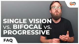 Single Vision Lens VS Bifocal VS Progressive  SportRx [upl. by Ahsiekyt]