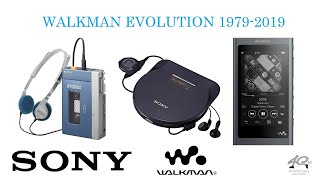 SONY Walkman evolution 19792019 [upl. by Rehteh]