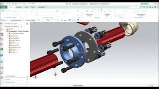 Siemens NX 10 Assembly Sequence [upl. by Absalom]