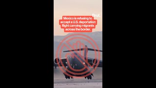 Mexico Refuses US Deportation Flight [upl. by Masera]