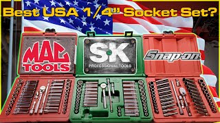 Which USA Made 14quot Drive Socket Set Is The Best MAC S•K Snapon [upl. by Hartfield276]