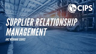 7 Tips for Successful Supplier Relationship Management  CIPS [upl. by Adekan728]