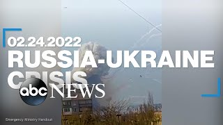 RussiaUkraine Crisis February 24 2022 [upl. by Celestyna]