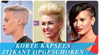 Korte kapsels zijkant opgeschoren [upl. by Chema]