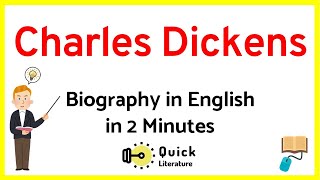 Charles Dickens Biography in 2 Minutes [upl. by Ennylhsa]