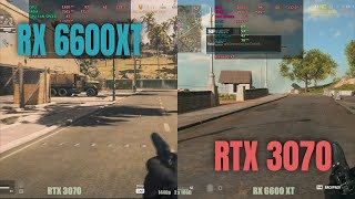 6600 XT vs RTX 3070  1440p gaming [upl. by Ttoile]