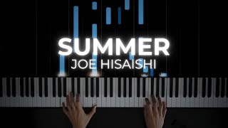 Summer  Joe Hisaishi  PIANO COVER [upl. by Tristram]