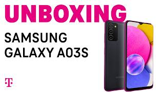 Galaxy A03s Unboxing LongLasting Battery and Expandable Storage  TMobile [upl. by Sarina]