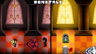 Bonetale 1421 Walkthrough 5  Green Epic Sans from Credits [upl. by Alathia]