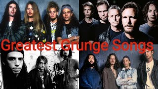 Top 25 Greatest Grunge Songs Of All Time [upl. by Zinnes597]