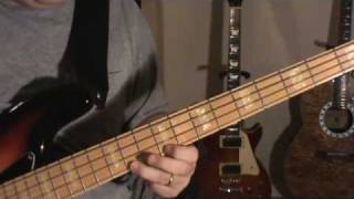 Led Zeppelin  quotRamble Onquot Bass lesson  instruction [upl. by Dennett]