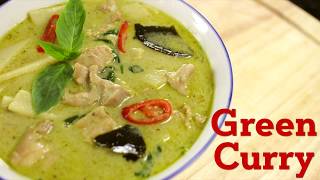 Thai Green Curry Recipe แกงเขียวหวาน  Hot Thai Kitchen [upl. by Turnheim]