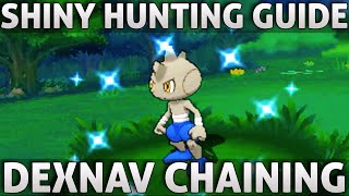 Pokemon ORAS Shiny Hunting Guide  Dex Nav Chaining Omega Ruby Alpha Sapphire [upl. by Hughmanick784]