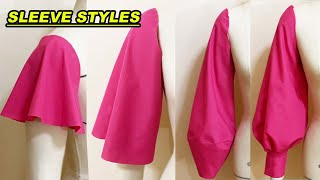 SLEEVE STYLES PATTERN MAKING PART 1  DIFFERENT TYPES OF SLEEVES  LA MODÉLISTE [upl. by Llesirg]