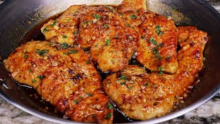 Quick and Easy Garlic Butter chicken Breast Recipe  Delicious Easy Dinner [upl. by Ecneralc142]