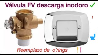 💦 Reemplazo de orings en Válvula fv descarga inodoro 💧 [upl. by Civ]