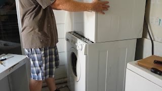 How to Stack Frigidaire Front Load Washer Dryer [upl. by Inanak]